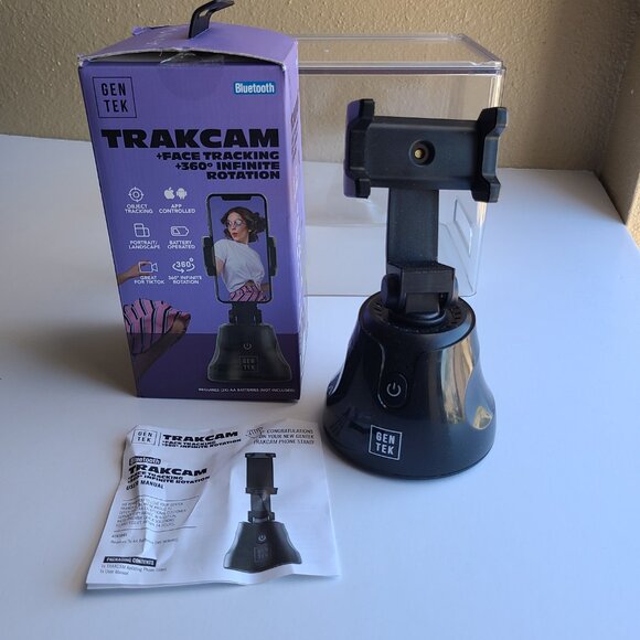 TRAKCAM - Face Tracking. Bluetooth Interactive Phone Stand with 360° for videos - Picture 4 of 5